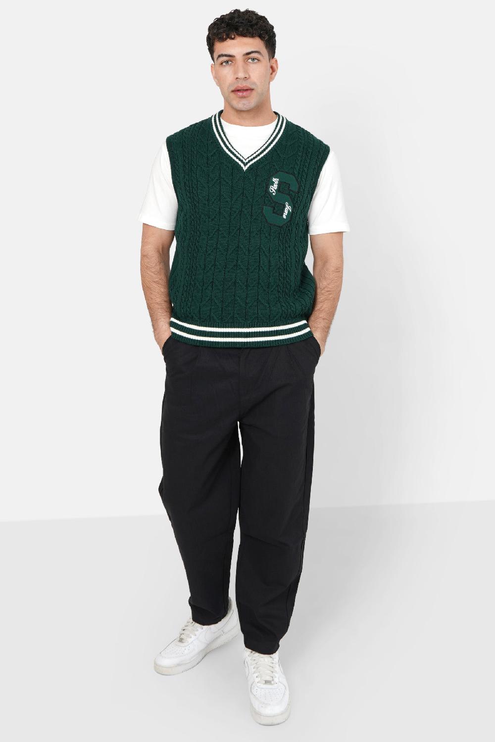 Sixth June Pantalon Uni Carrot Noir