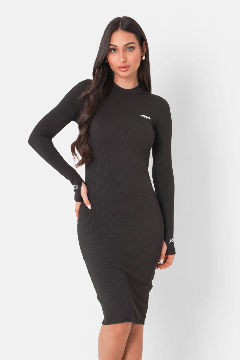 sixth june Robe spy poignets Noir