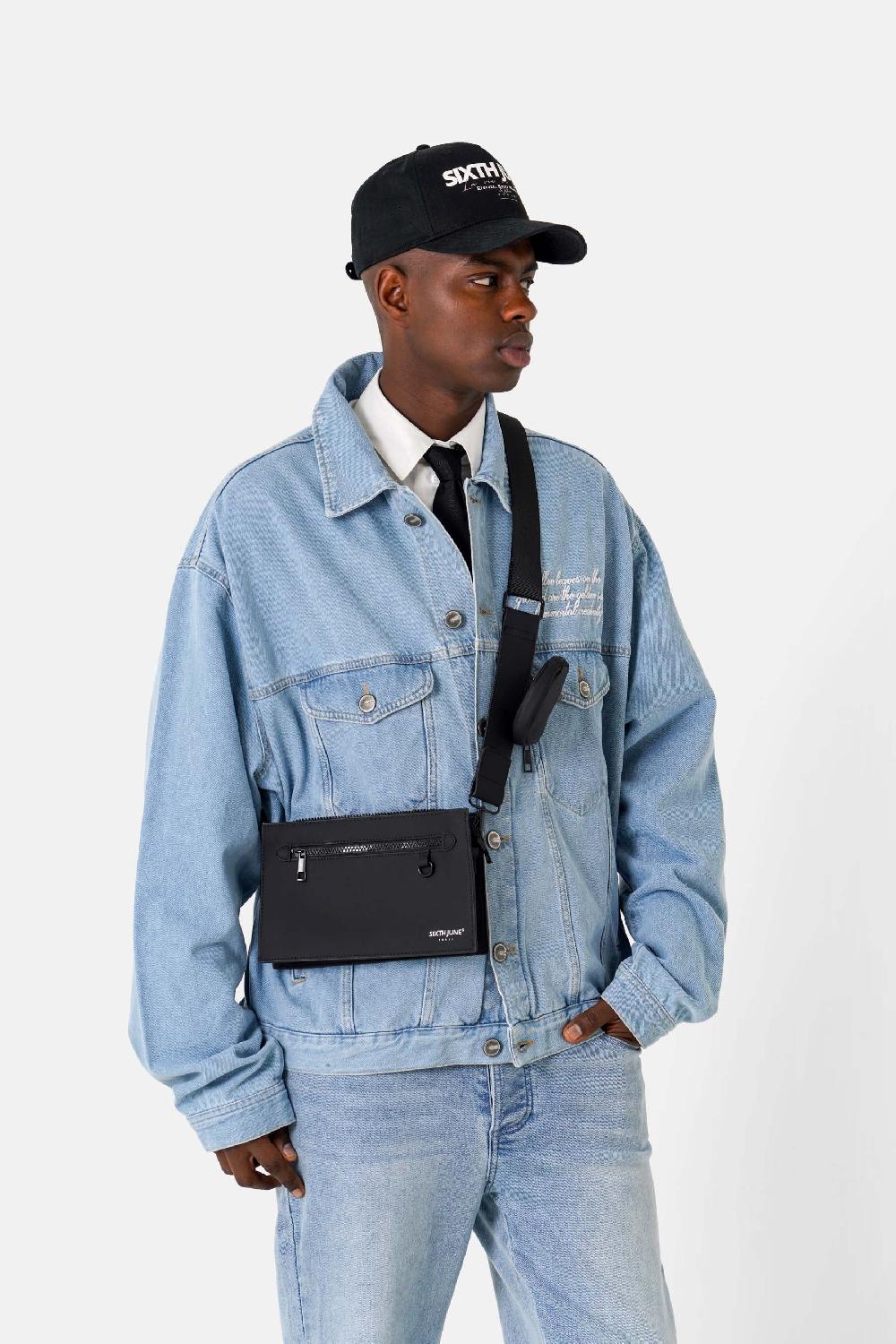 Sixth June Sacoche Bandoulière Logo Noir