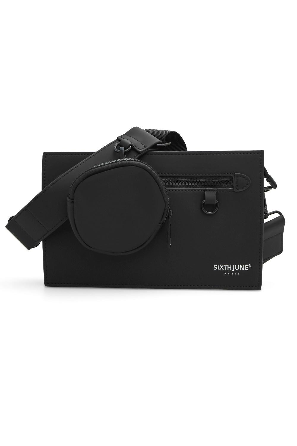 sixth june Sacoche bandoulière logo Noir