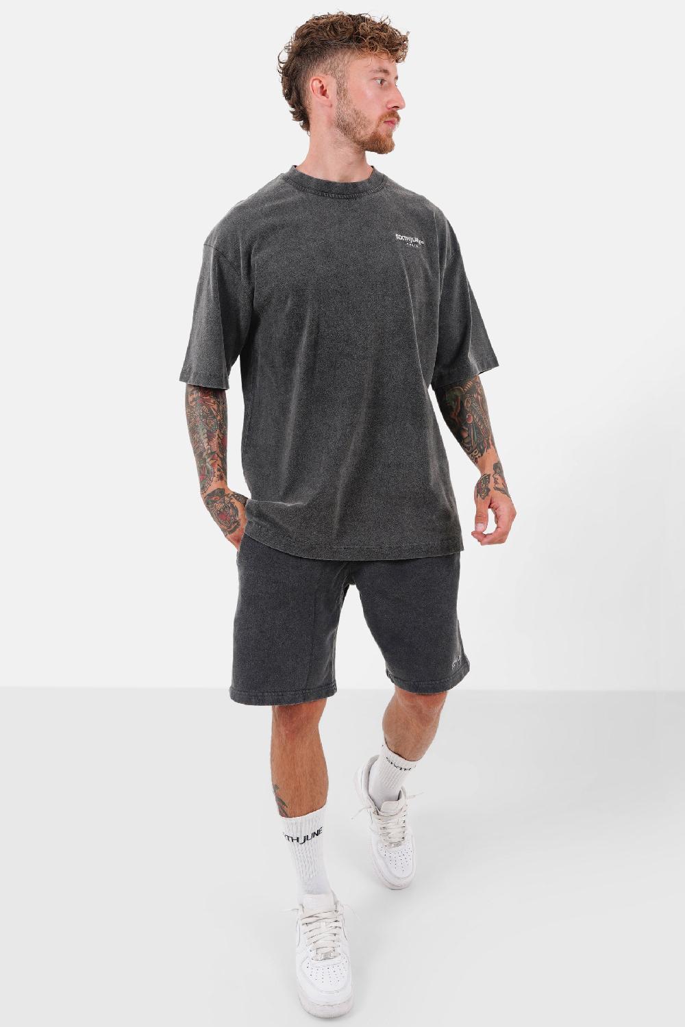 Sixth June Short Acid Logo Noir