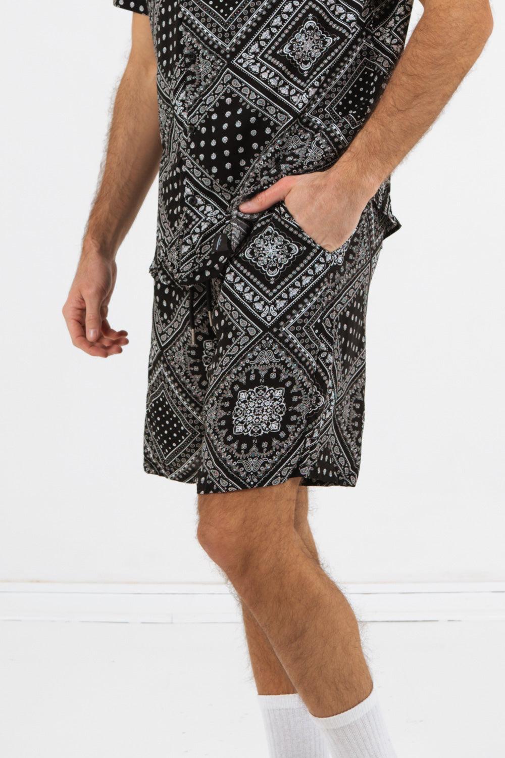 Sixth June Short Bandana Fluide Noir