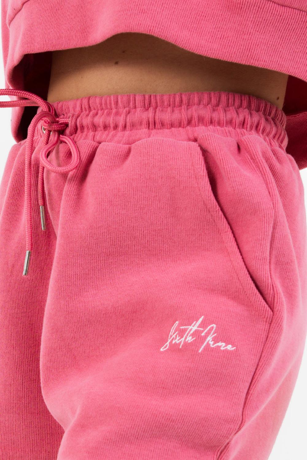 Sixth June Short Court Signature Molletonné Rose