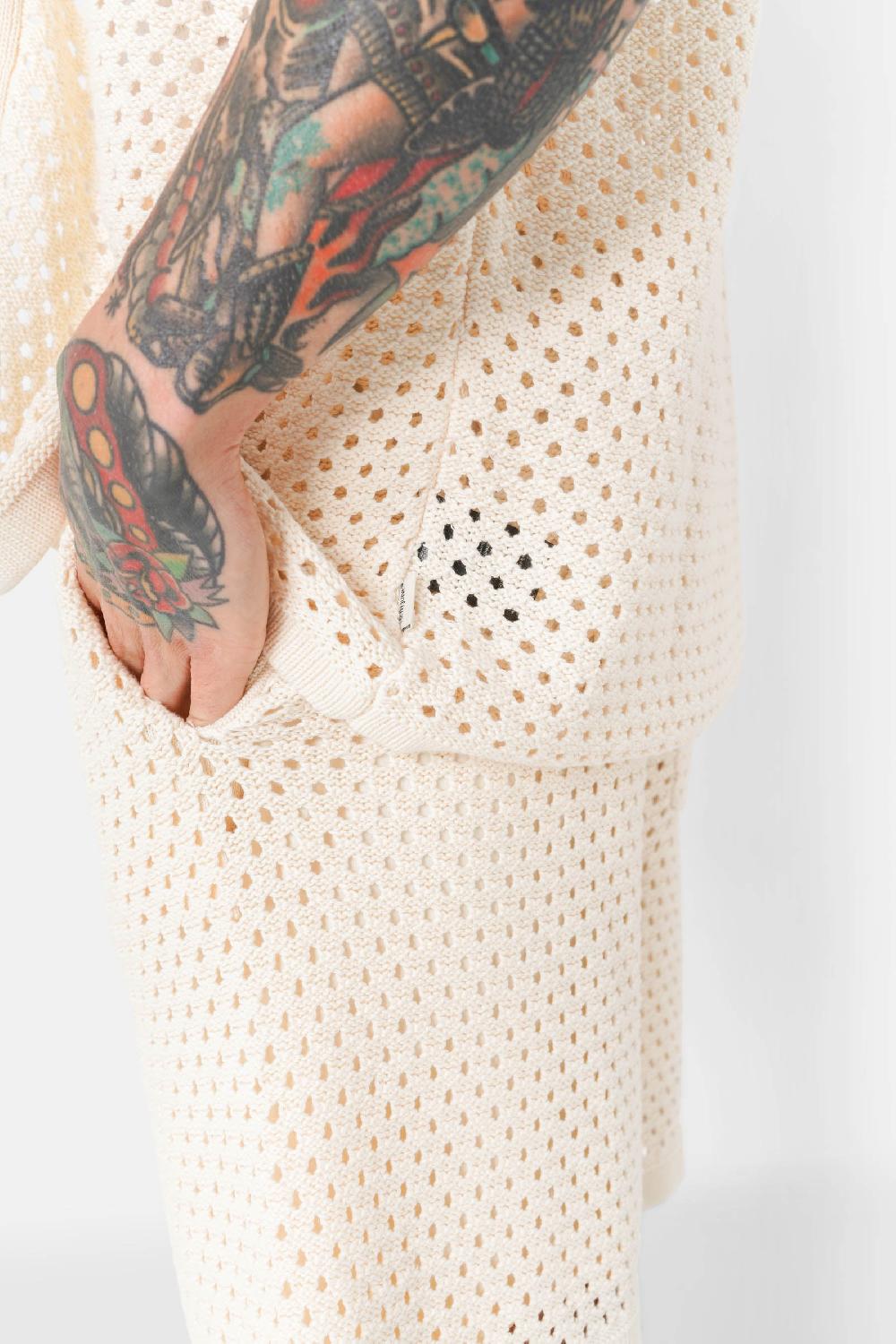 Sixth June Short Crochet été Beige