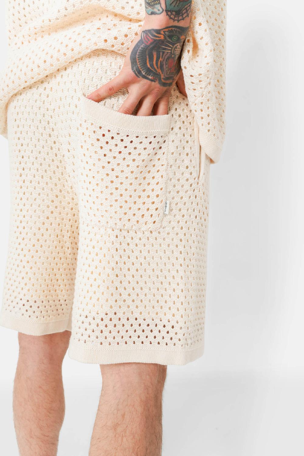 Sixth June Short Crochet été Beige