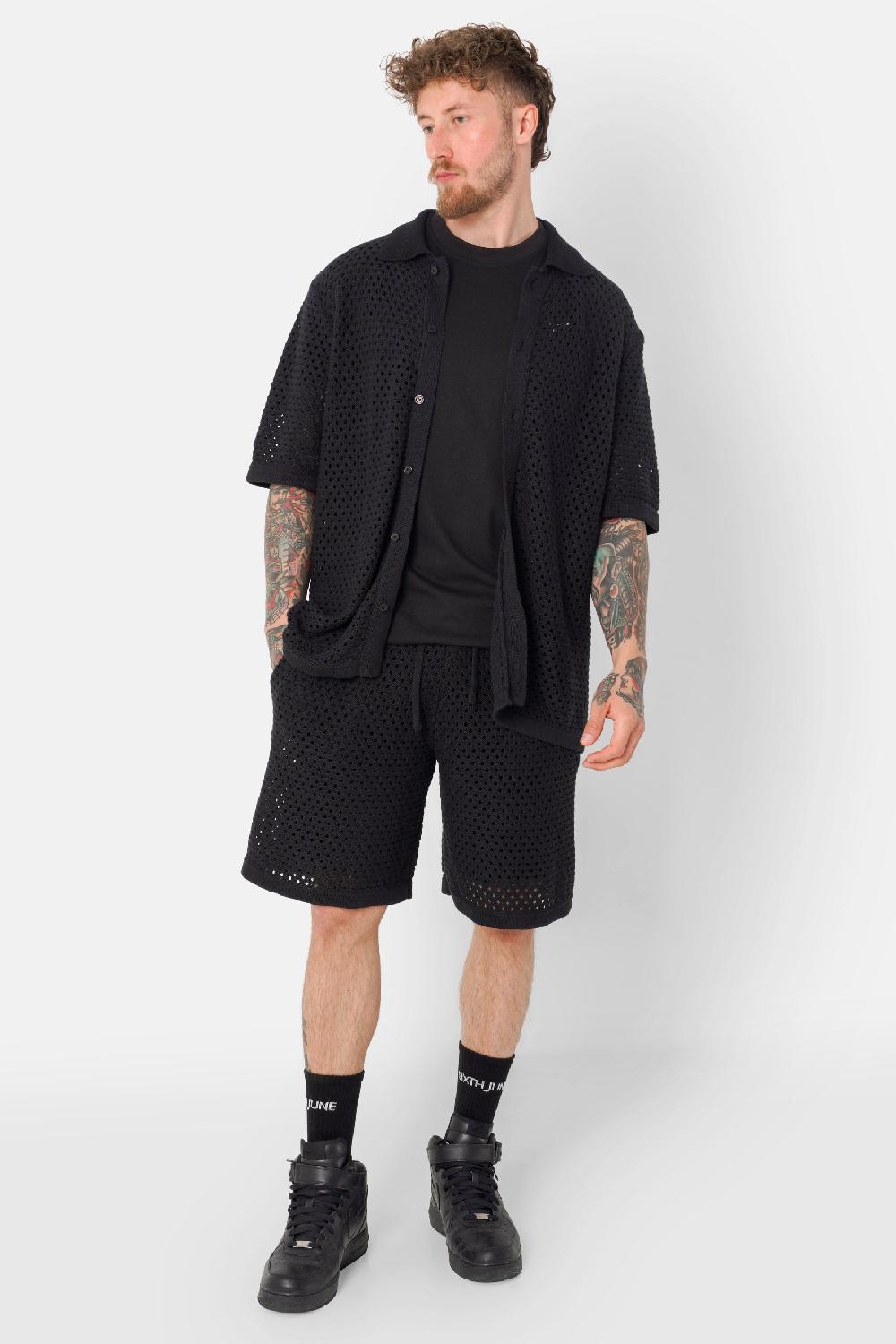 Sixth June Short Crochet été Noir