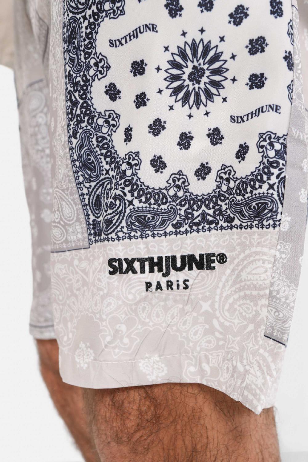 Sixth June Short De Bain Bandana Beige