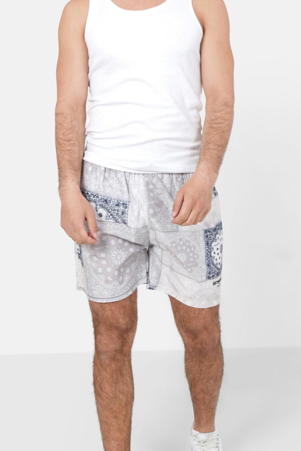 sixth june Short de bain bandana Beige