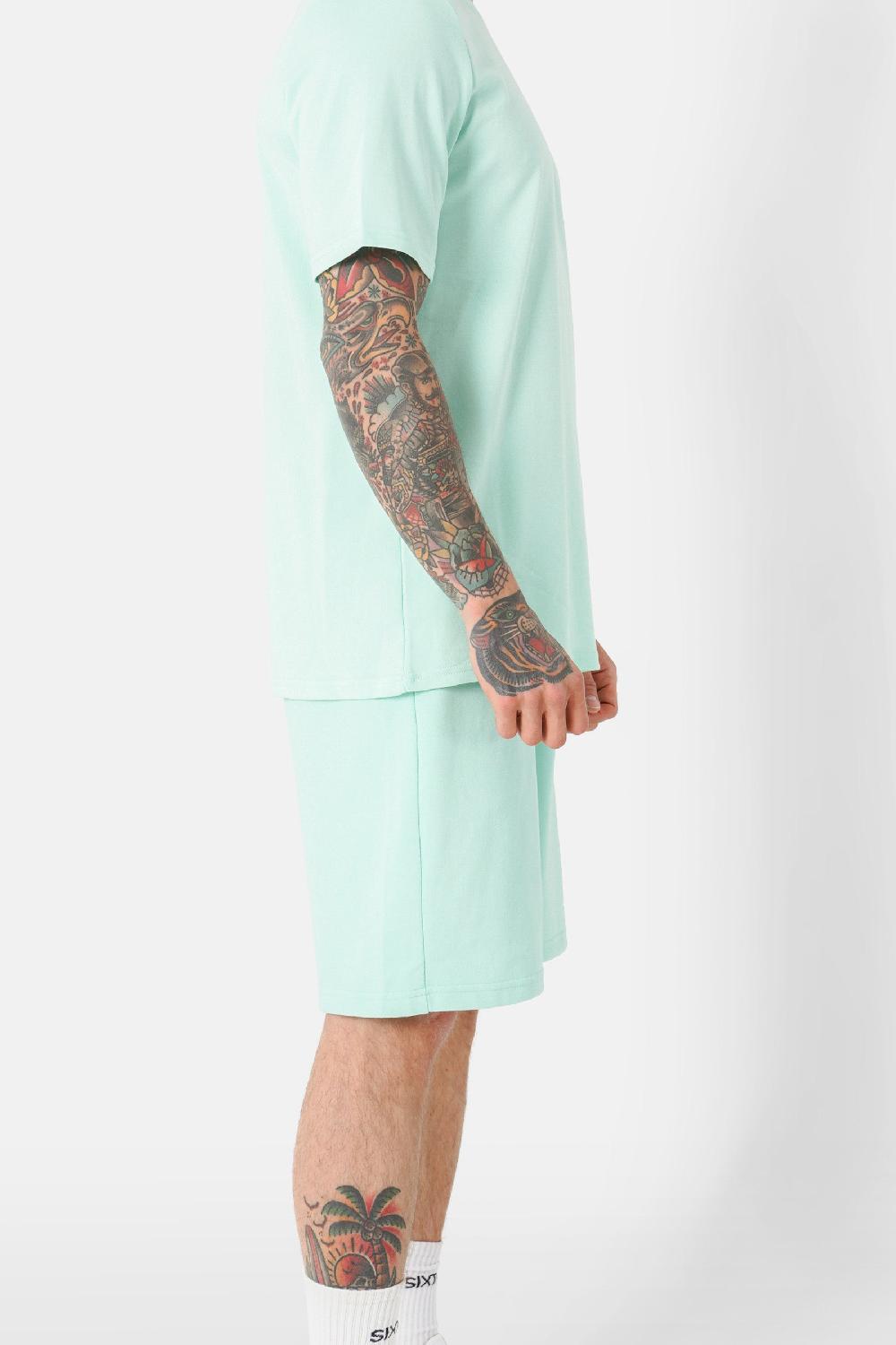 Sixth June Short Essentiel Logo Cordons Vert Clair