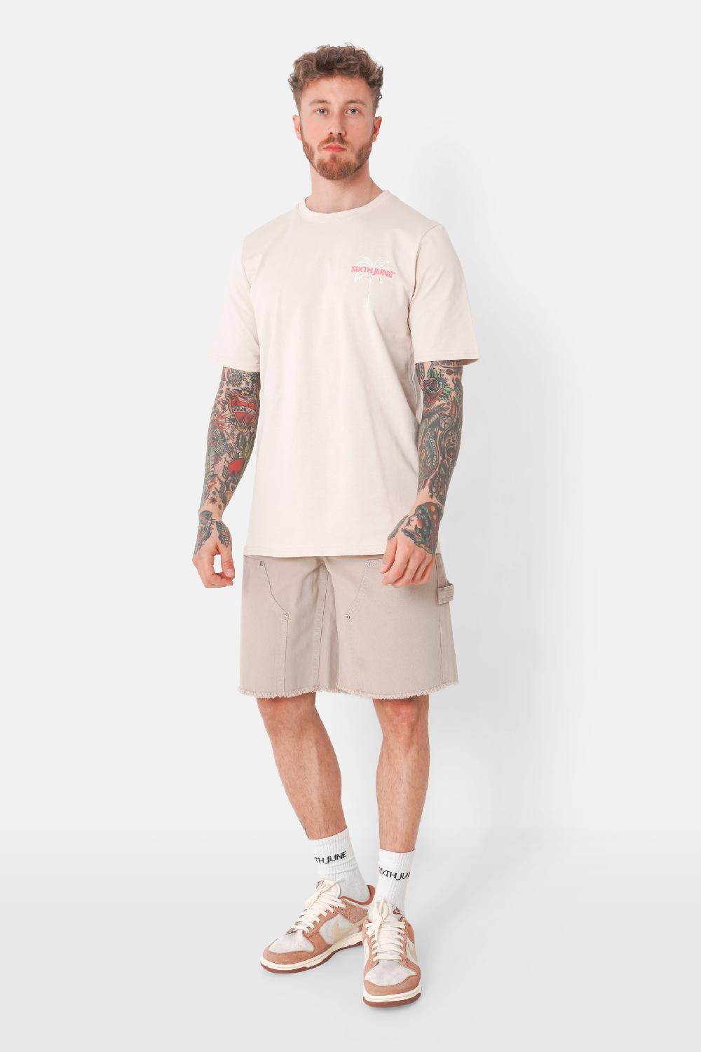 Sixth June Short Jean Carpenter Beige