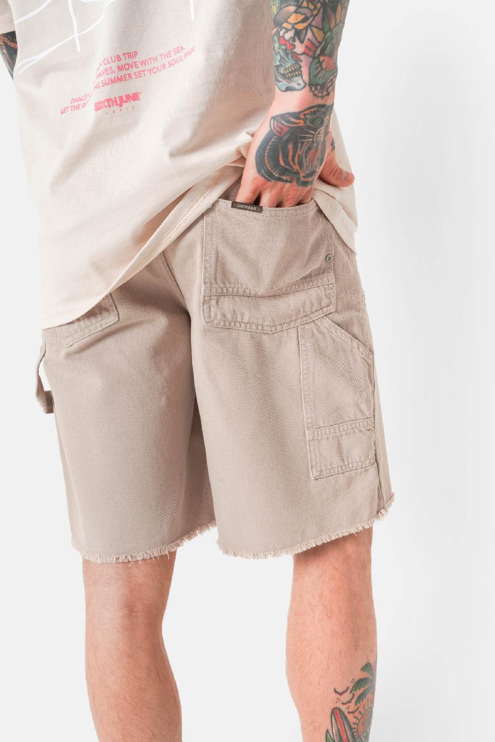 Sixth June Short Jean Carpenter Beige