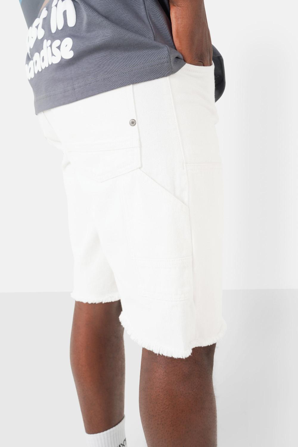 Sixth June Short Jean Carpenter Blanc