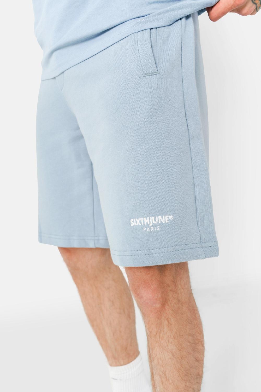 Sixth June Short Logo Brodé Régulier Bleu Clair