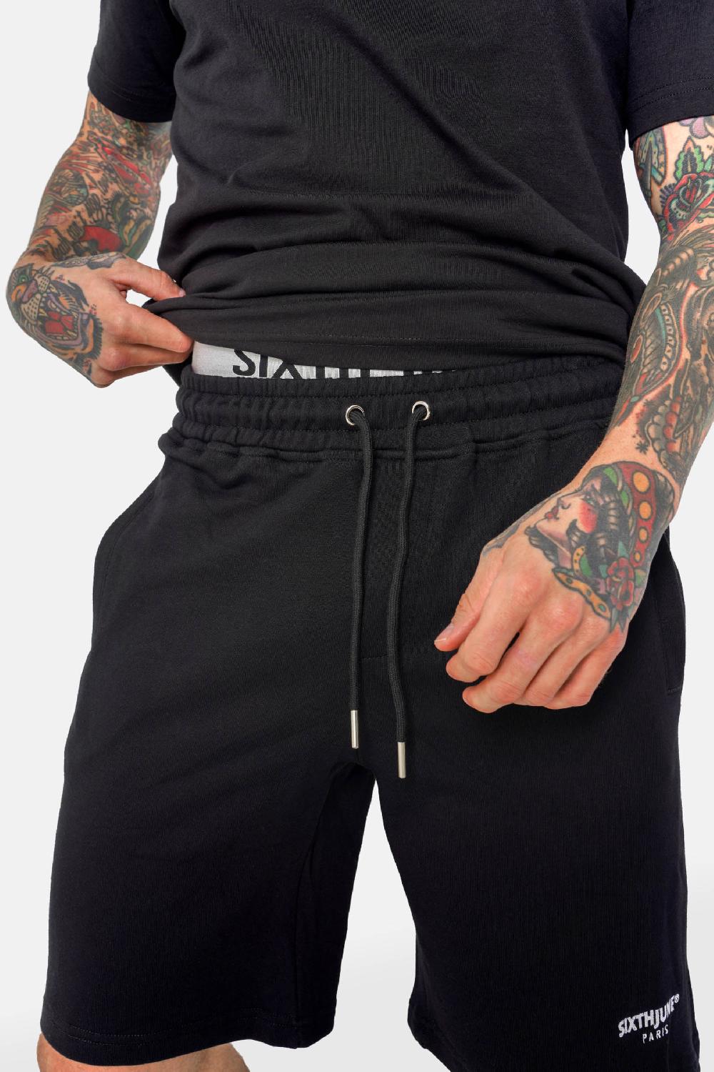 Sixth June Short Logo Brodé Régulier Noir