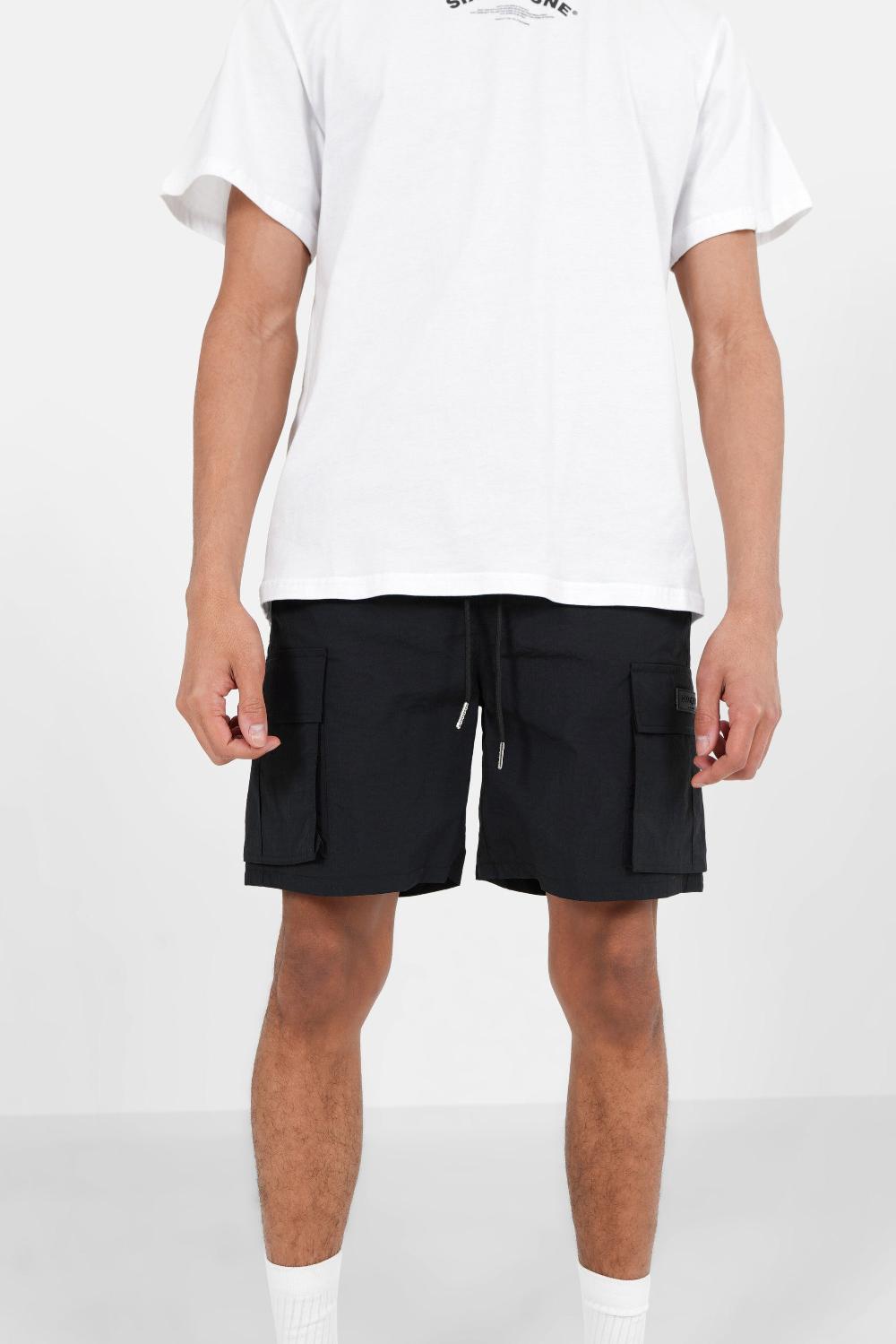 sixth june Short poches cargo Noir
