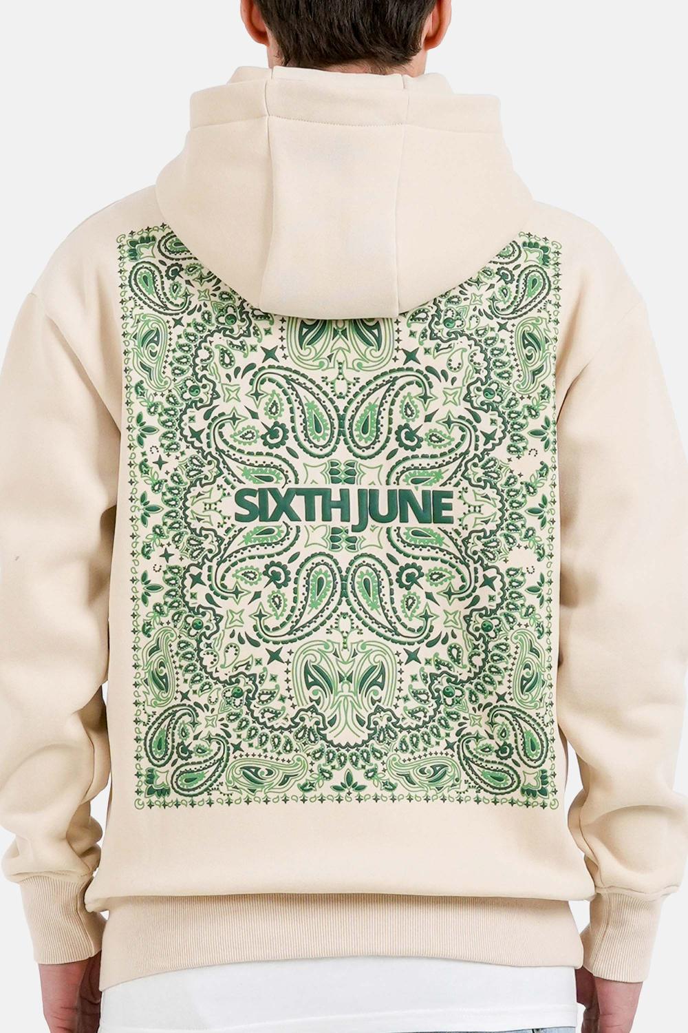 Sixth June Sweatshirt Azulejos Bandana Beige