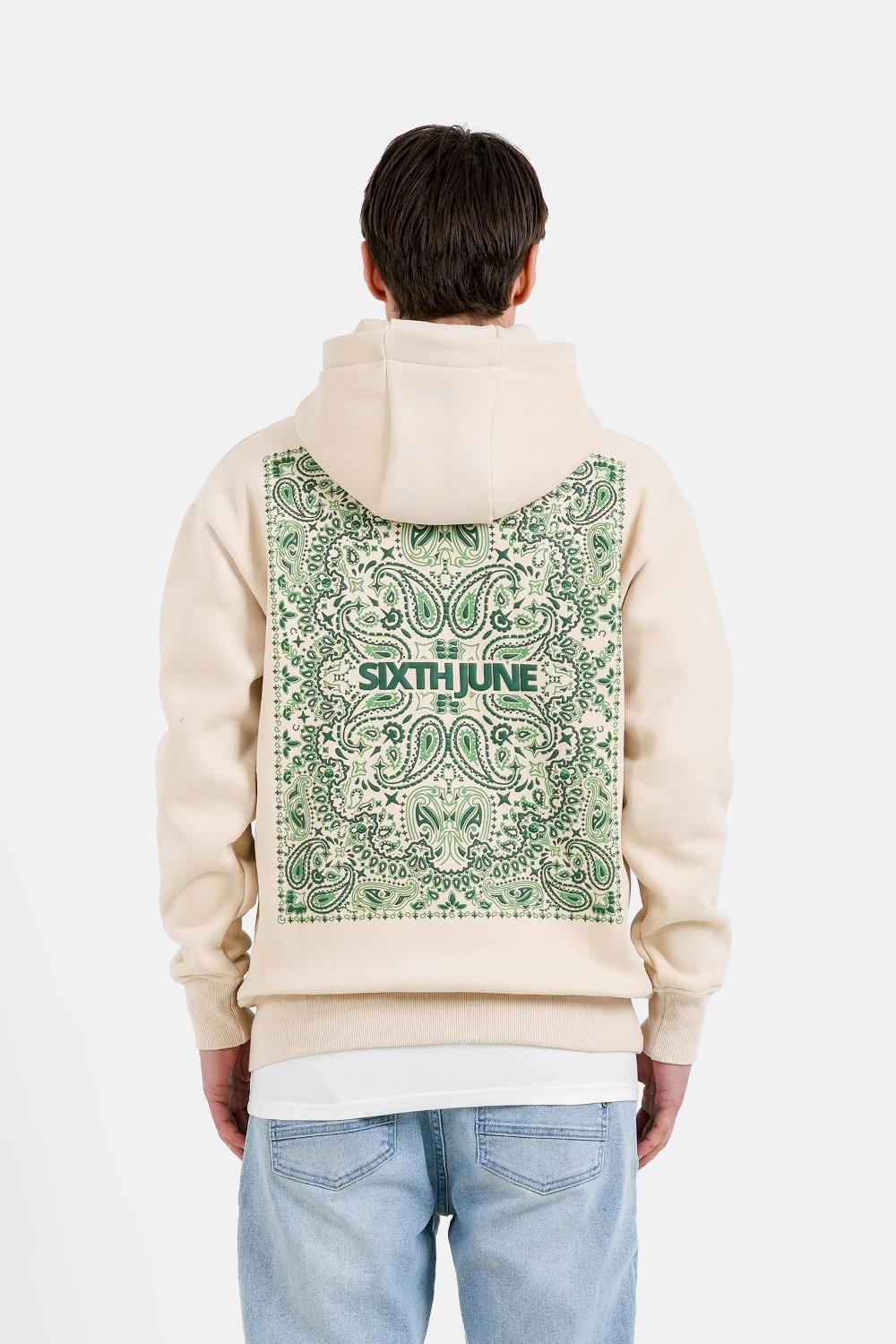 sixth june Sweatshirt azulejos bandana Beige