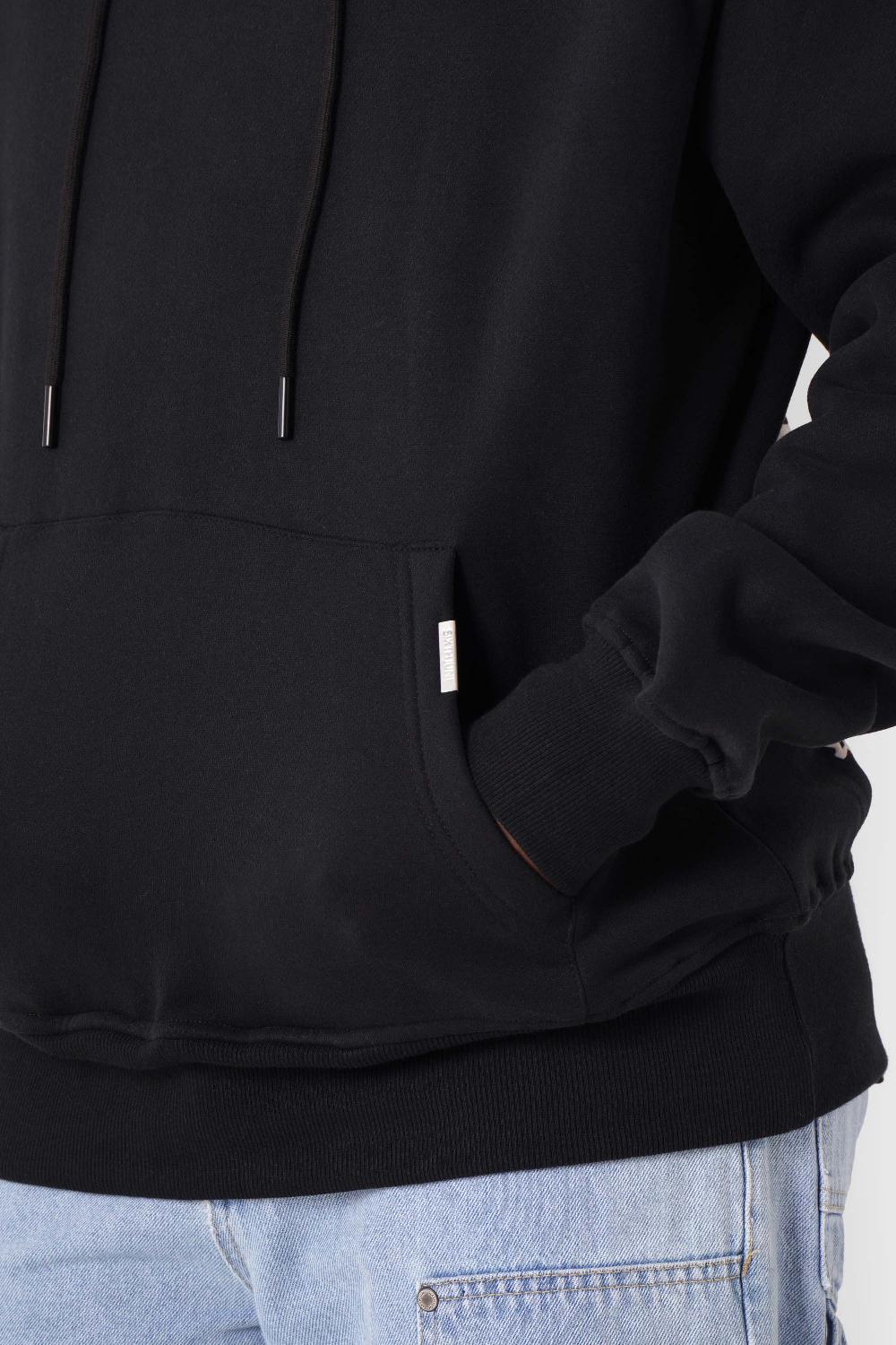 Sixth June Sweatshirt Capuche Motifs Azulejos Noir