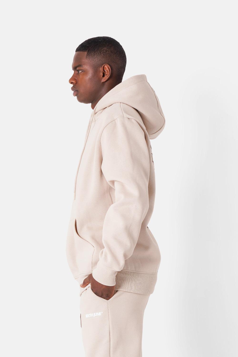 Sixth June Sweatshirt Capuche Samouraï Beige