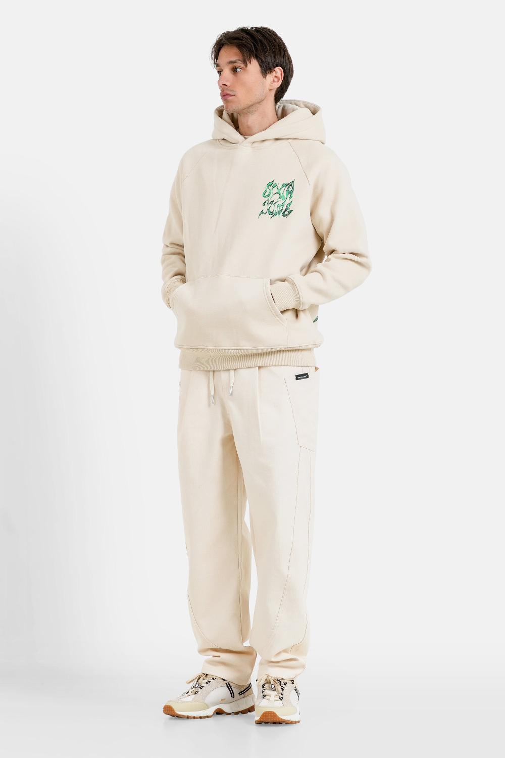Sixth June Sweatshirt Chrome Logo Beige