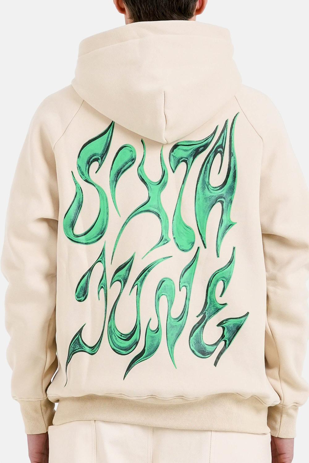 Sixth June Sweatshirt Chrome Logo Beige