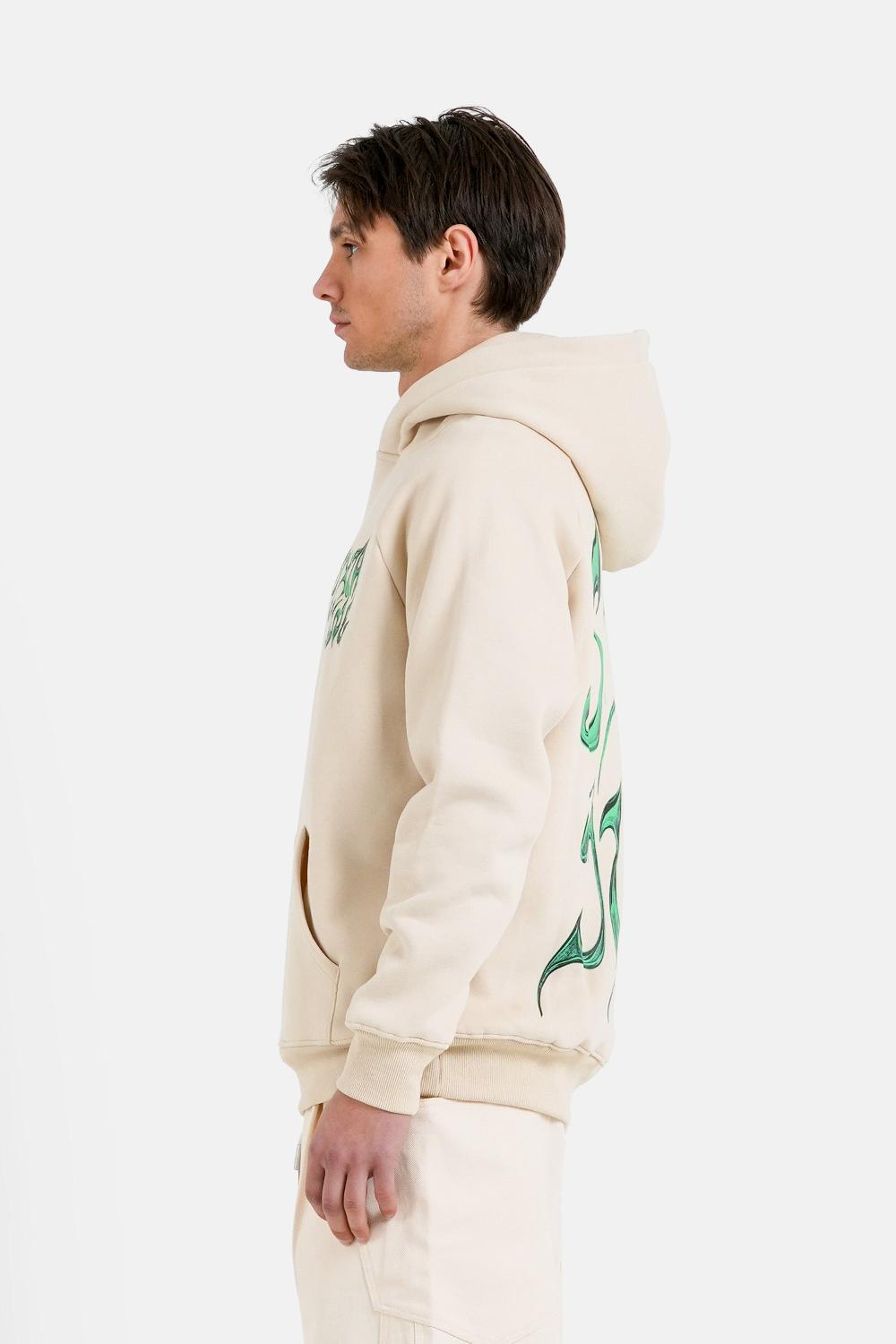 Sixth June Sweatshirt Chrome Logo Beige