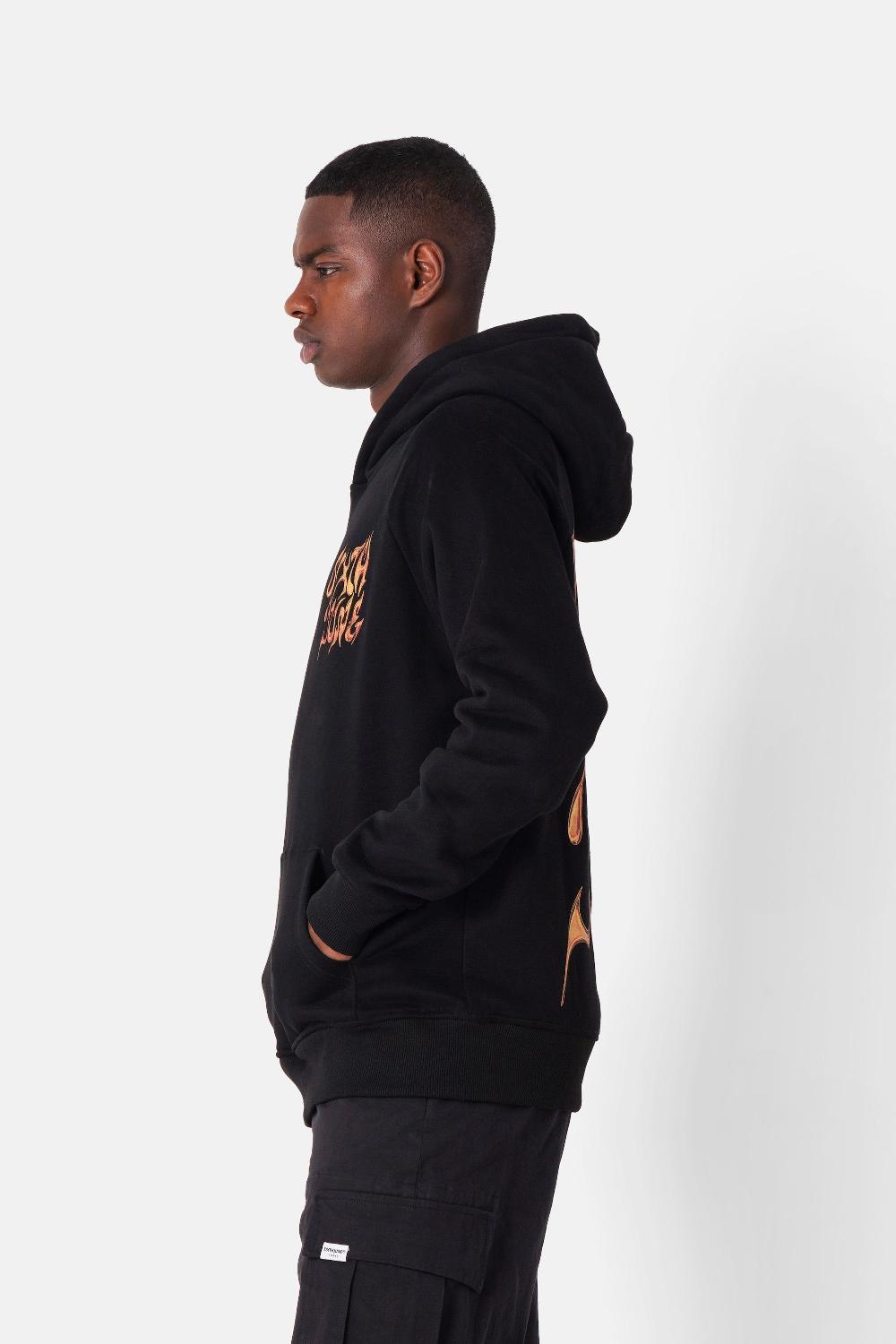 Sixth June Sweatshirt Chrome Logo Noir