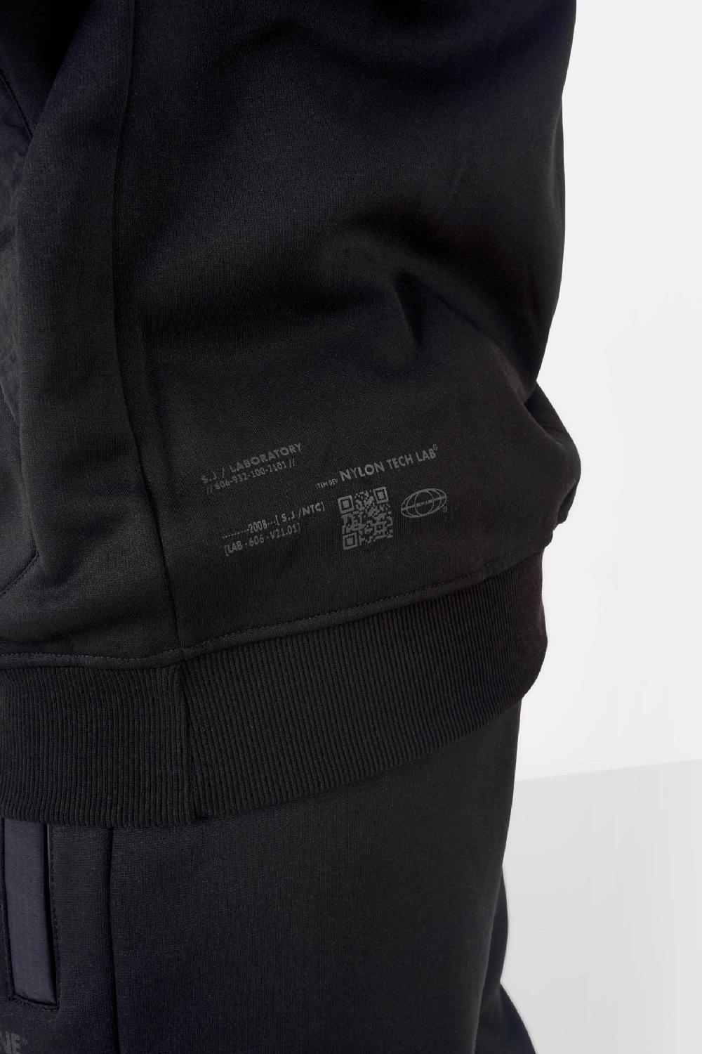 Sixth June Sweatshirt Details Zip Capuche Noir