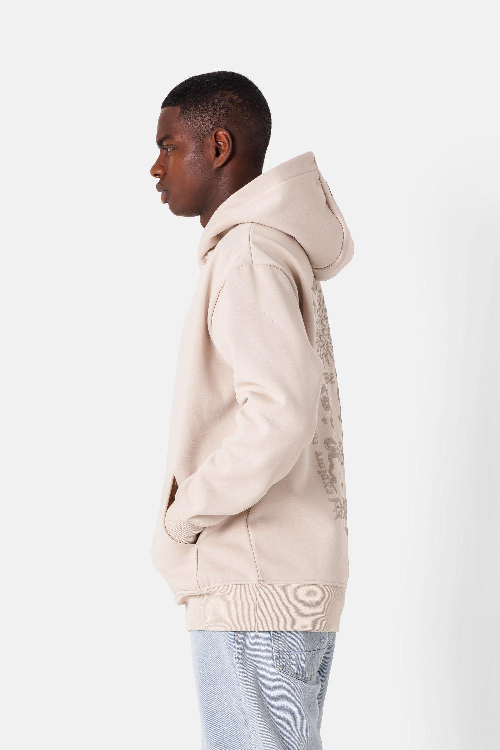 Sixth June Sweatshirt Dreams Imprimé Beige