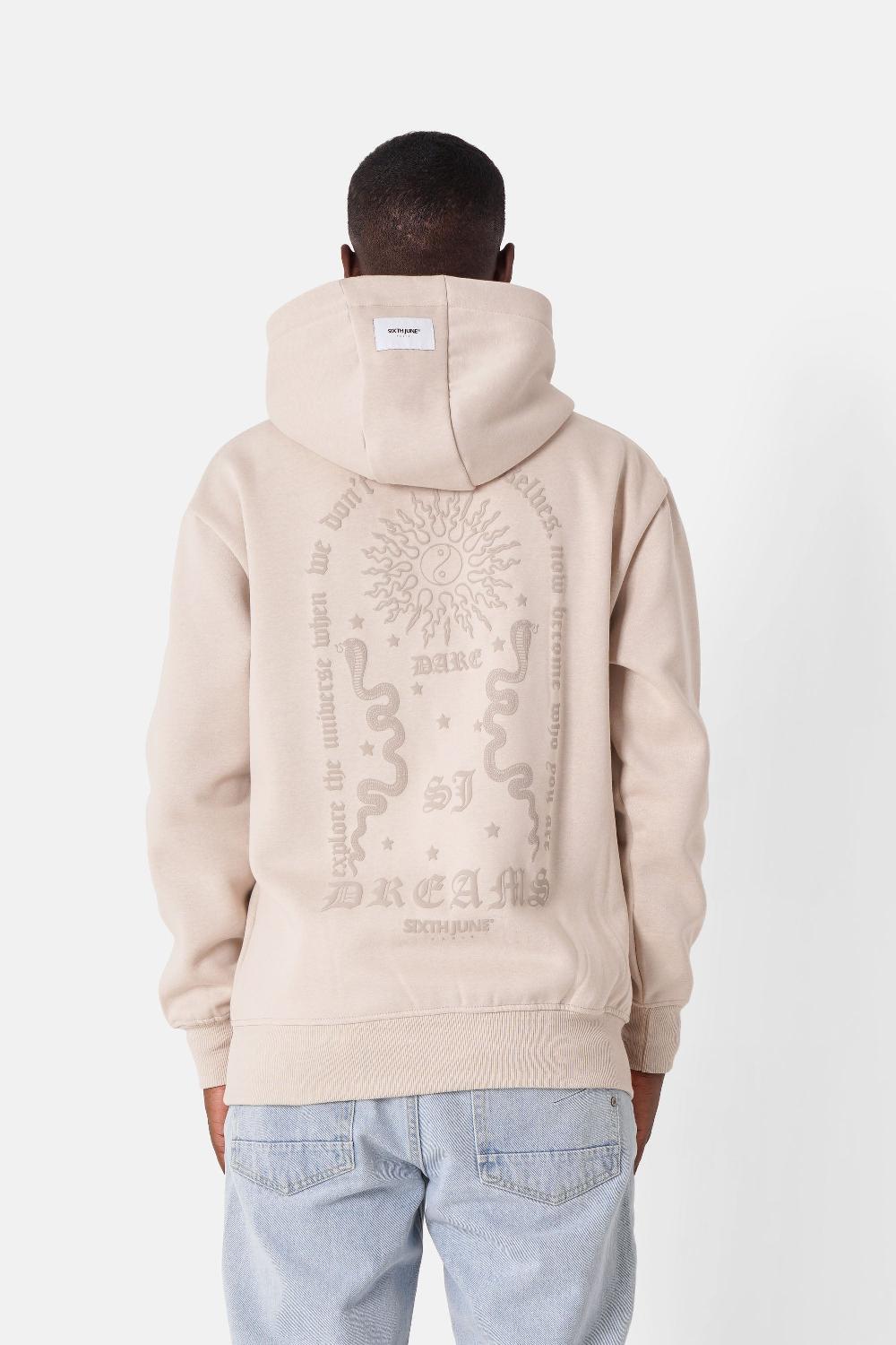 sixth june Sweatshirt dreams imprimé Beige