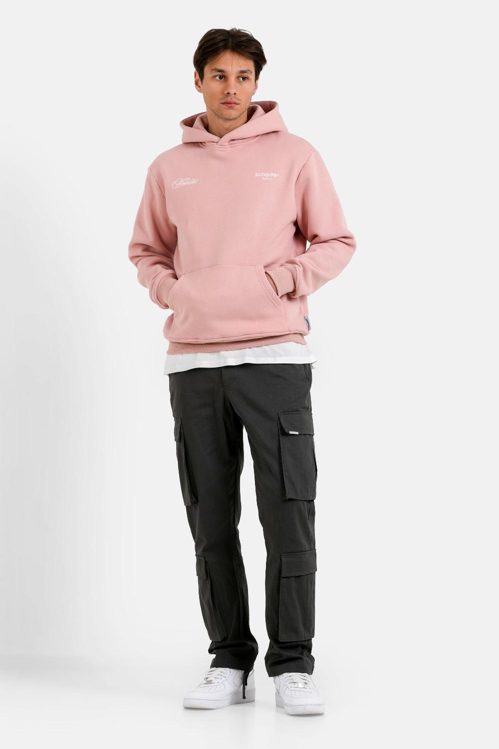 Sixth June Sweatshirt Elevate Brodé Brodé Rose