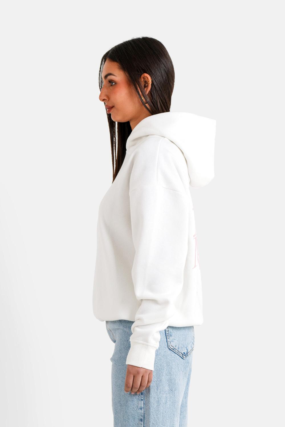 Sixth June Sweatshirt Elevate Logo Blanc