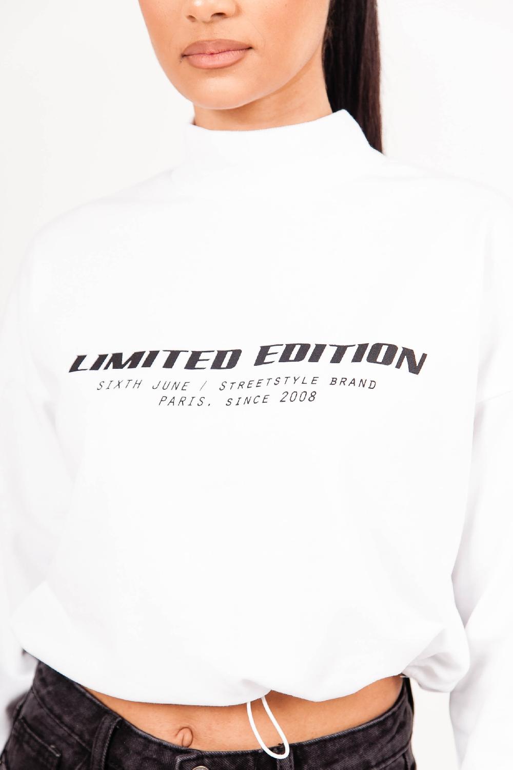 Sixth June Sweatshirt Limited Edition Blanc