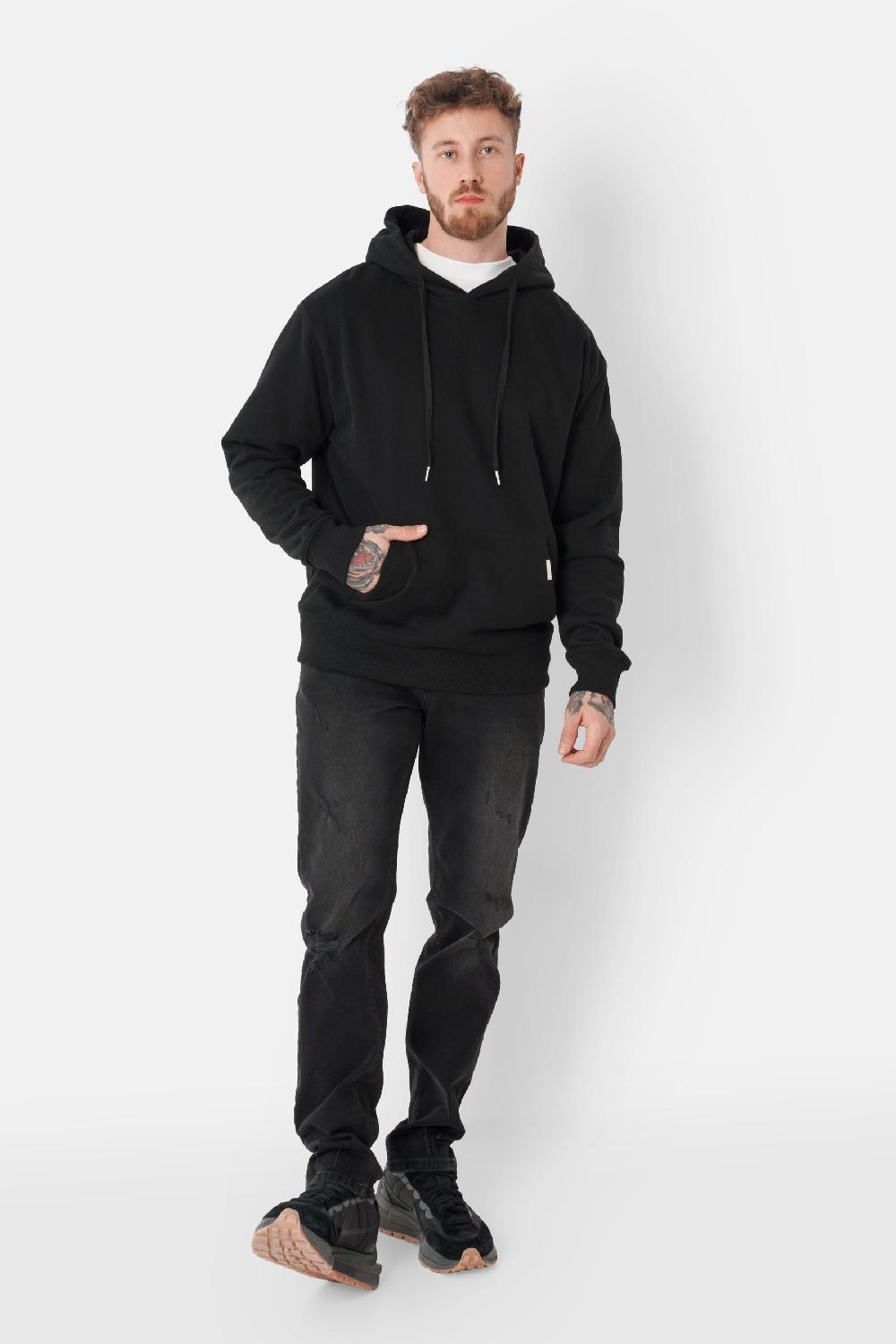 Sixth June Sweatshirt Logo Gothique Capuche Noir