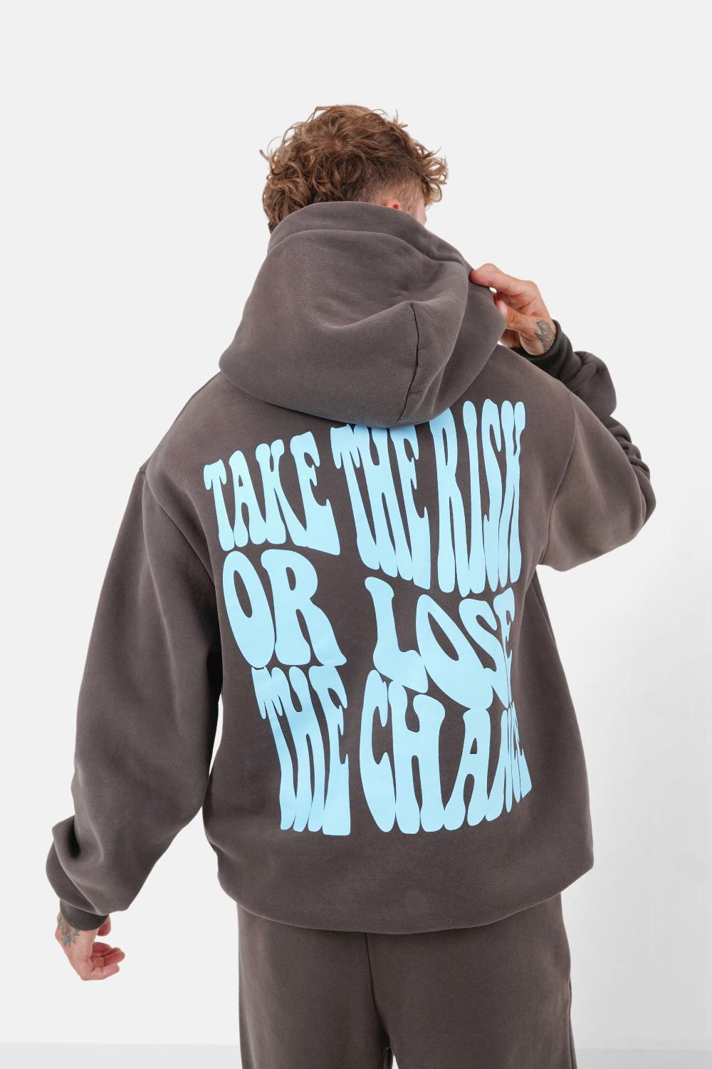 sixth june Sweatshirt take the risk Gris foncé