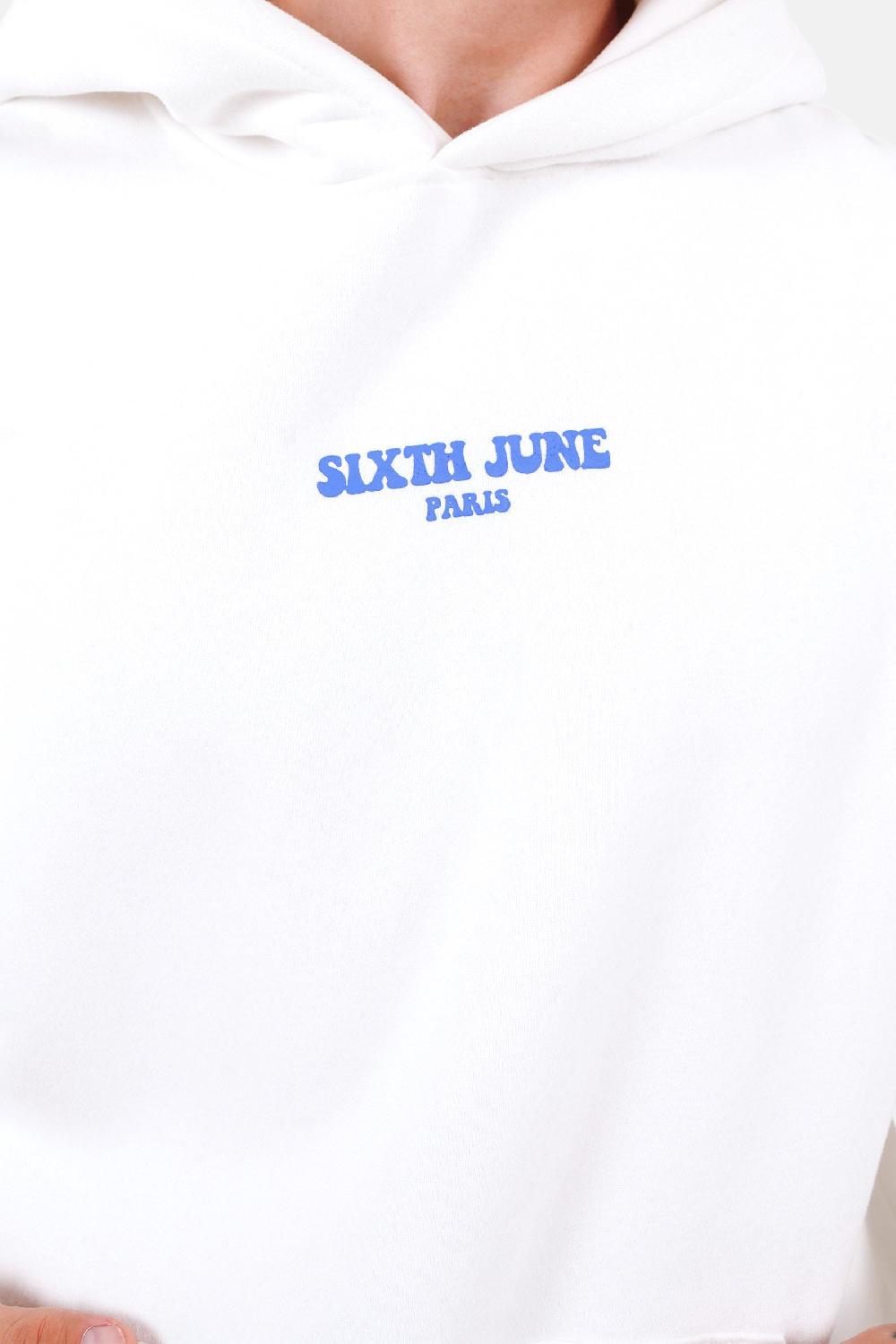 Sixth June Sweatshirt Take The Risk Rétro Blanc
