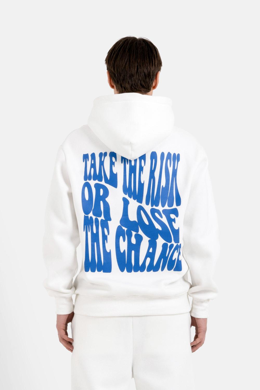 sixth june Sweatshirt take the risk rétro Blanc