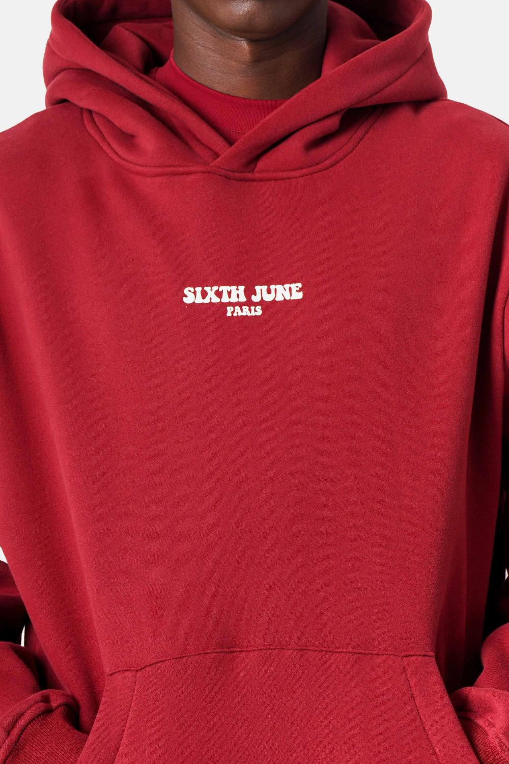 Sixth June Sweatshirt Take The Risk Rouge Bordeaux