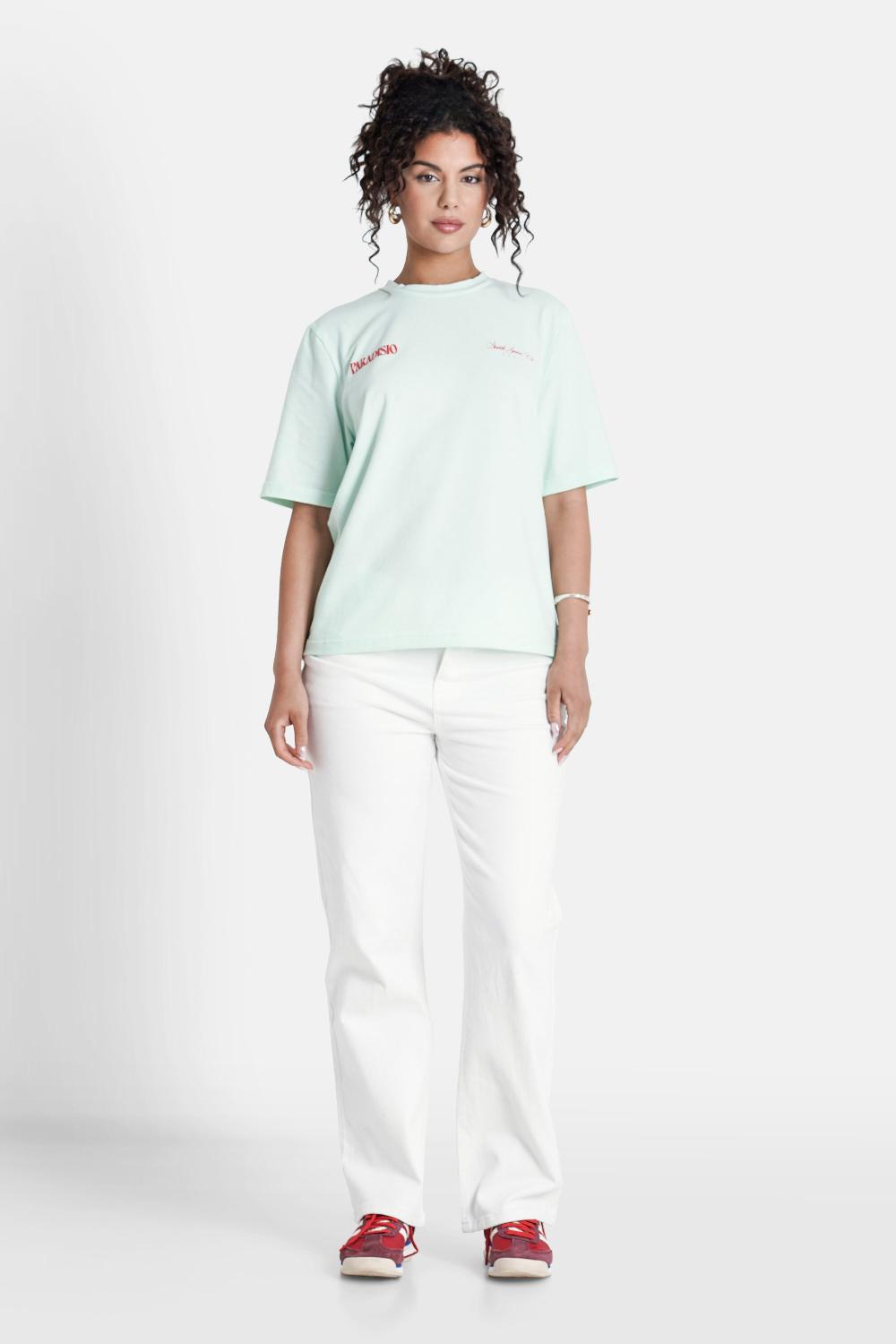 Sixth June T-shirt Amour Paradisio Vert Clair