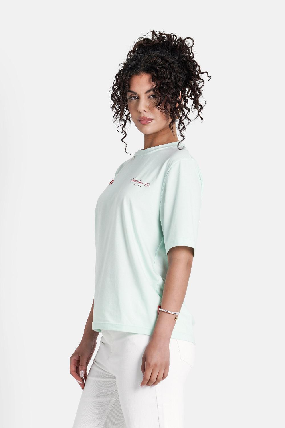 Sixth June T-shirt Amour Paradisio Vert Clair