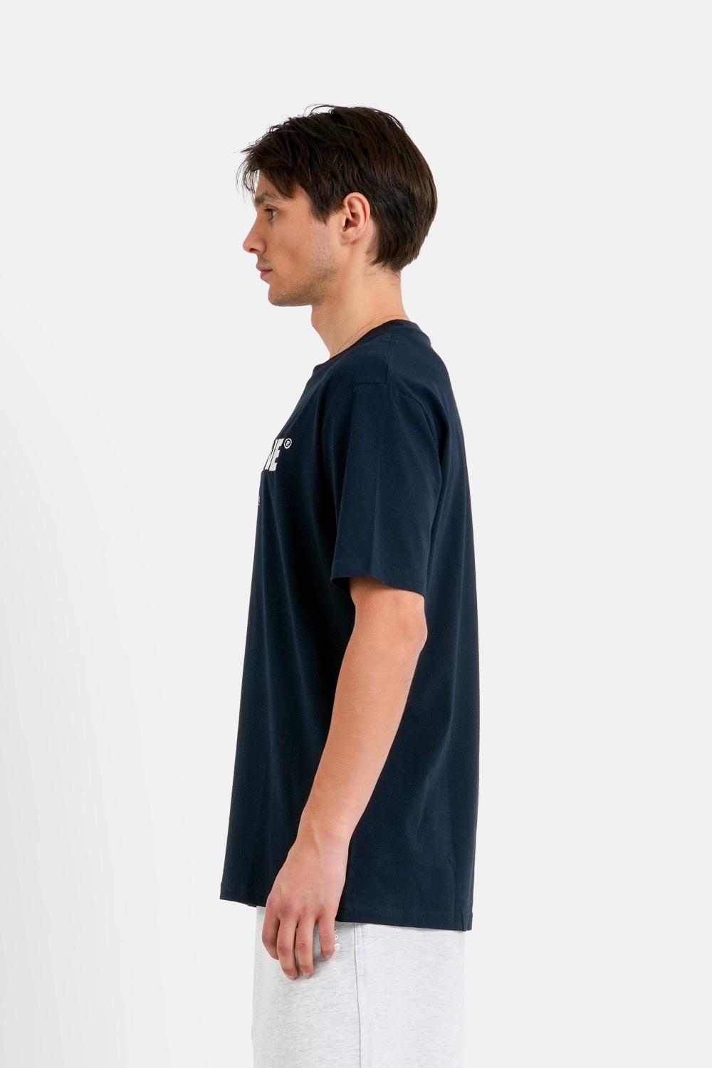 Sixth June T-shirt Broderie Logo Paris Bleu Foncé