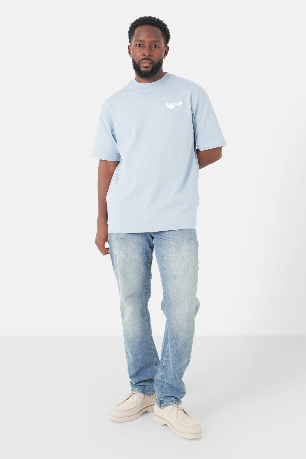 Sixth June T-shirt Ciel Bleu Clair