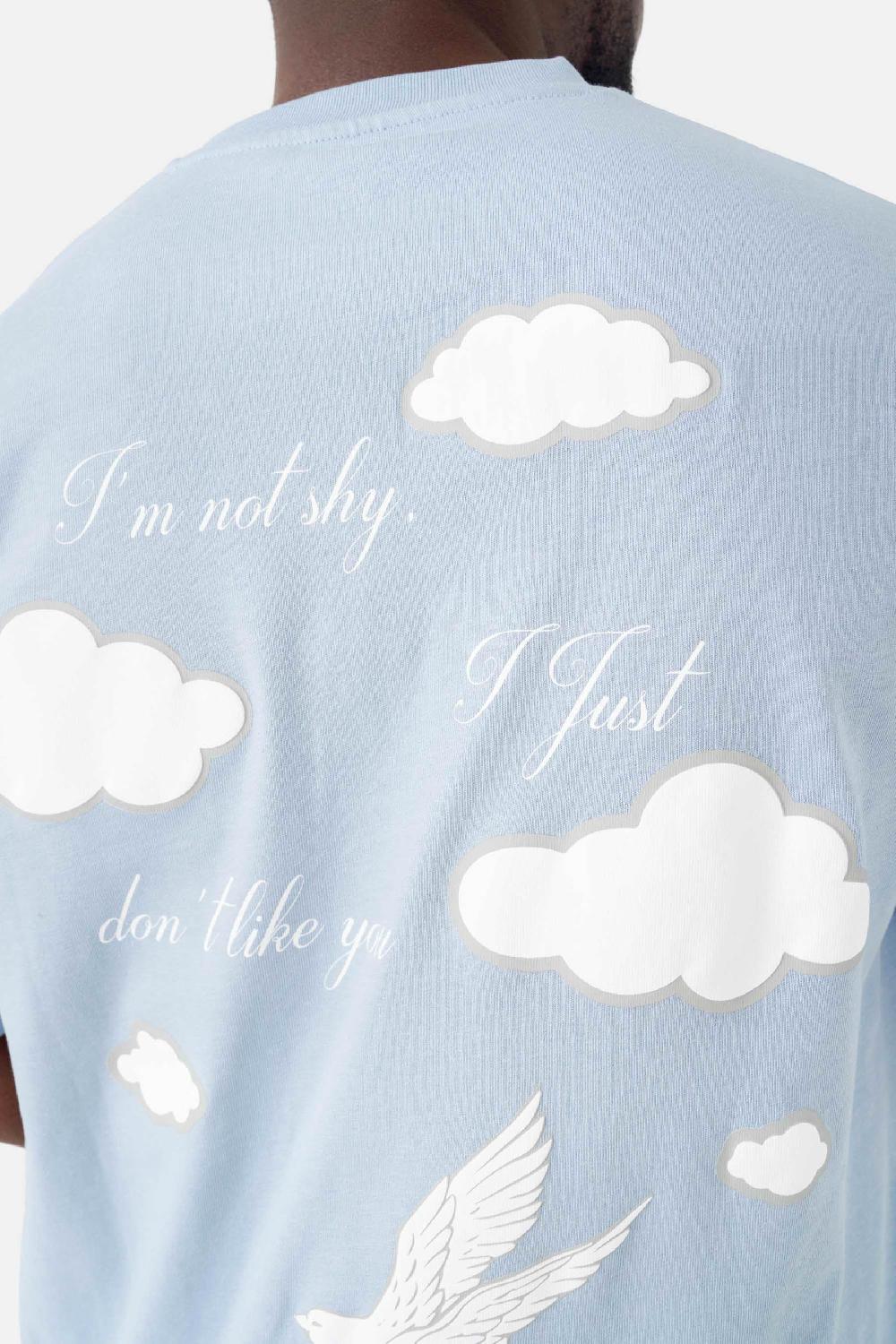 Sixth June T-shirt Ciel Bleu Clair