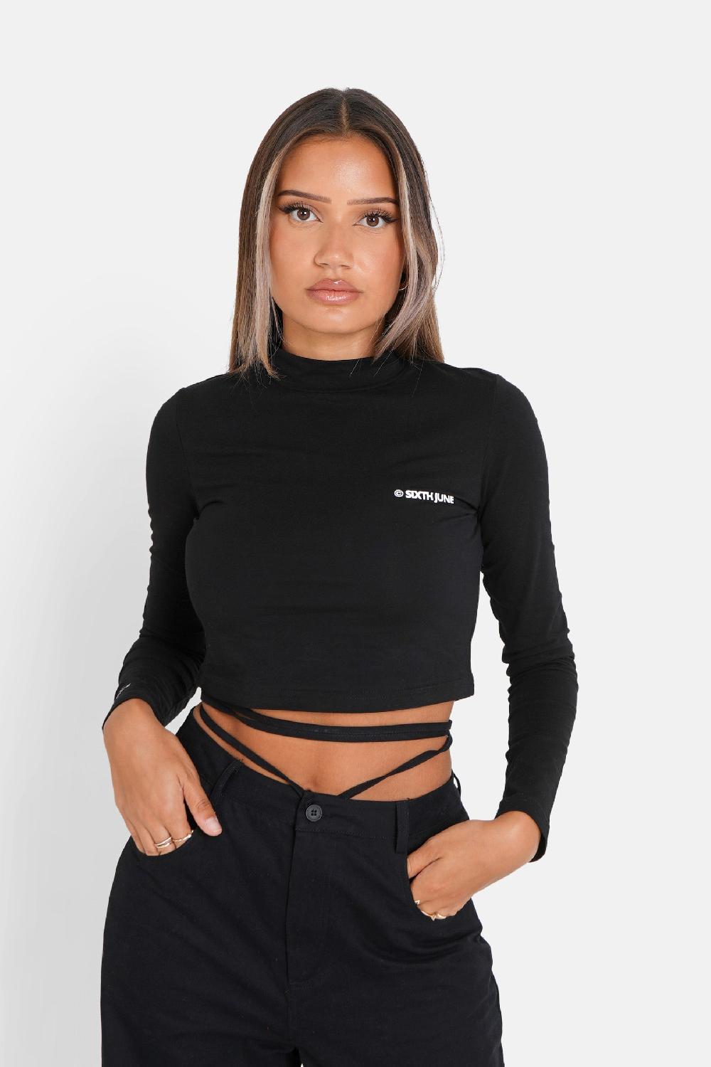 sixth june T-shirt court essential Noir