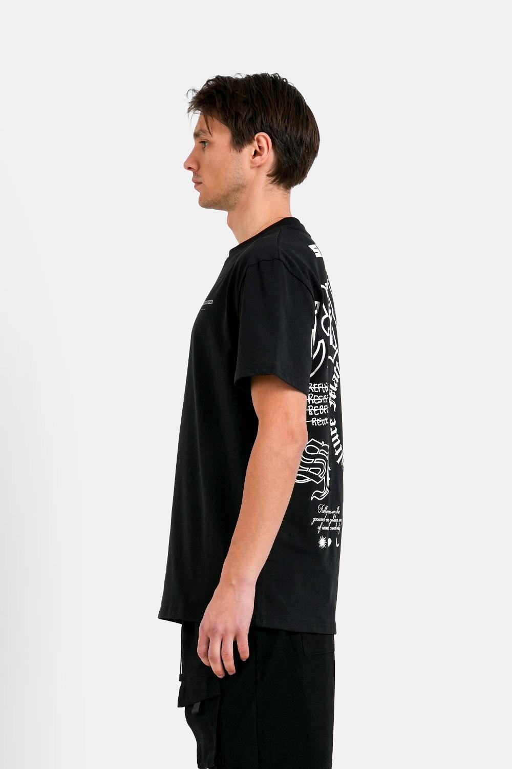 Sixth June T-shirt Culture Logo Noir