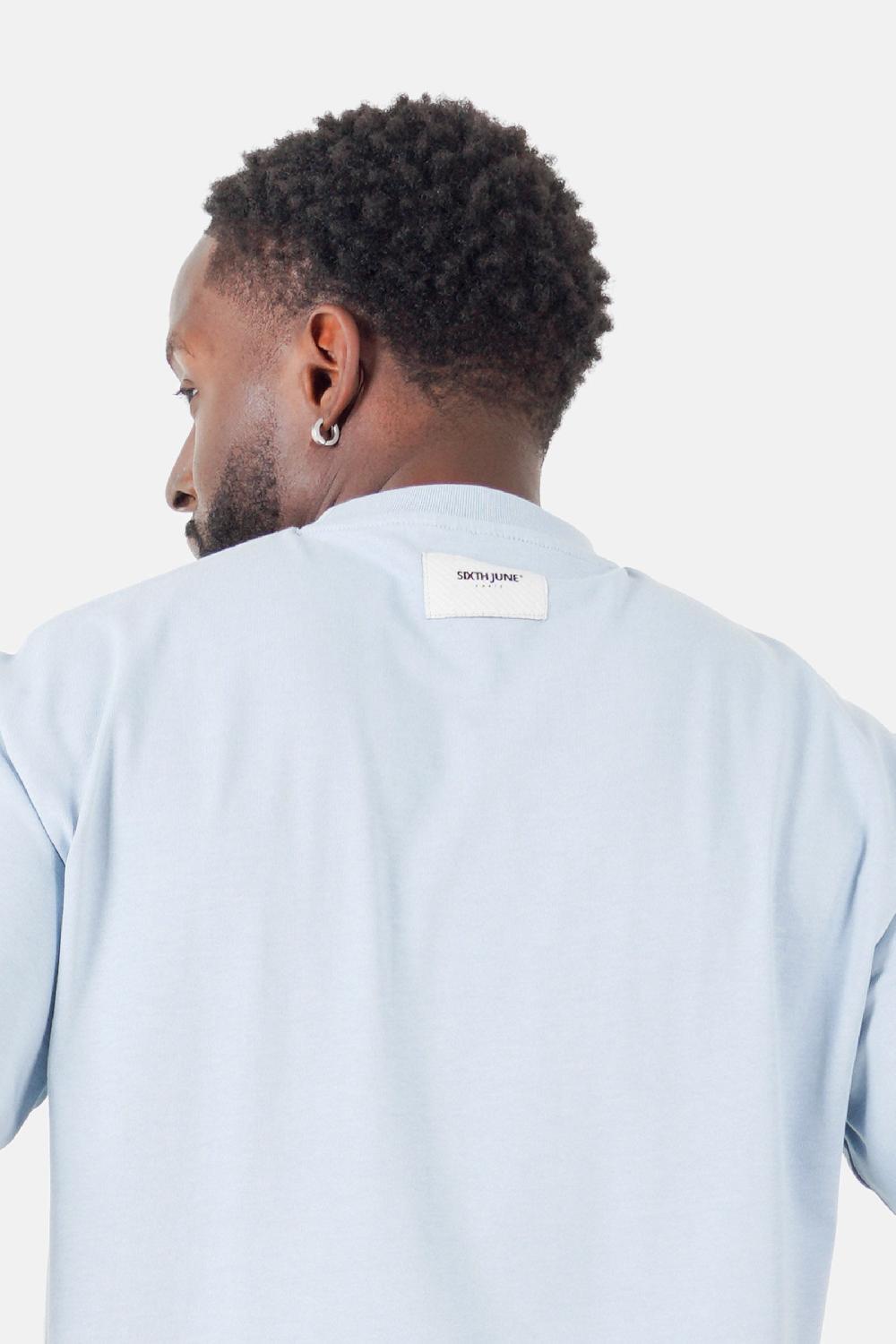 Sixth June T-shirt Freedom Aigle Bleu Clair