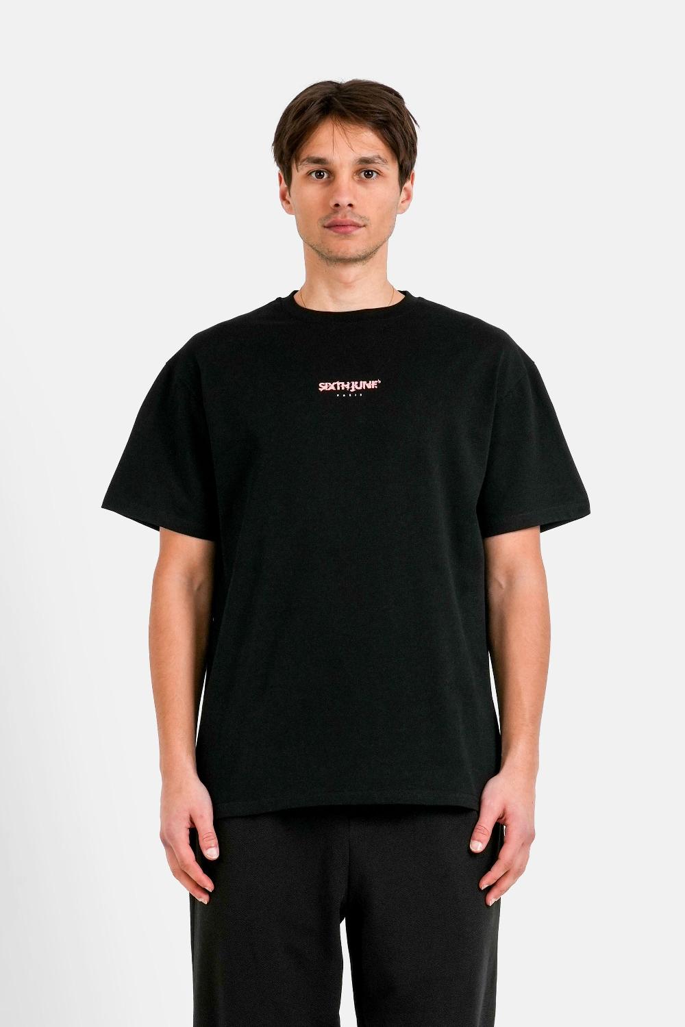 Sixth June T-shirt Graphique Dos Noir
