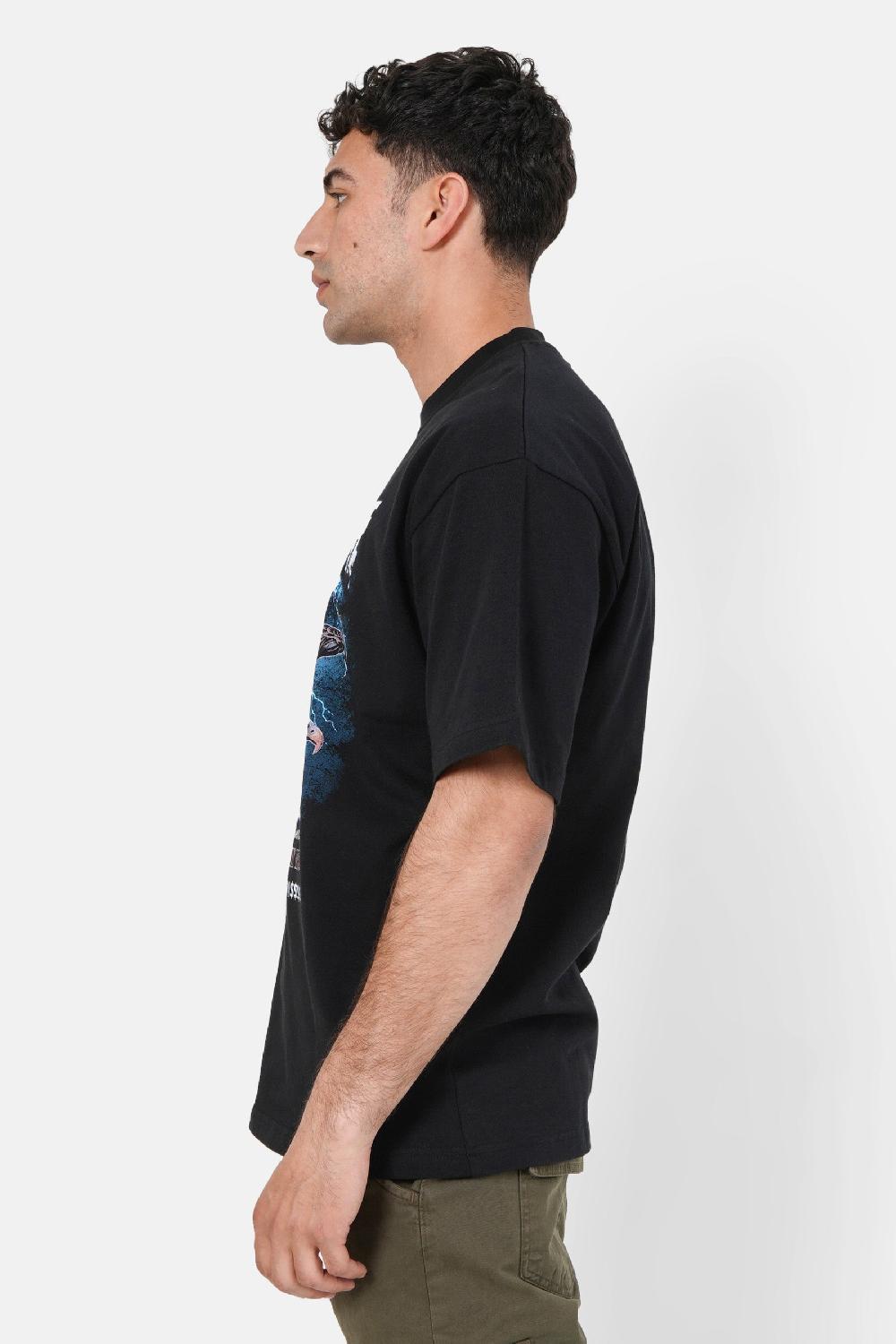 Sixth June T-shirt Imprimé Aigle Noir