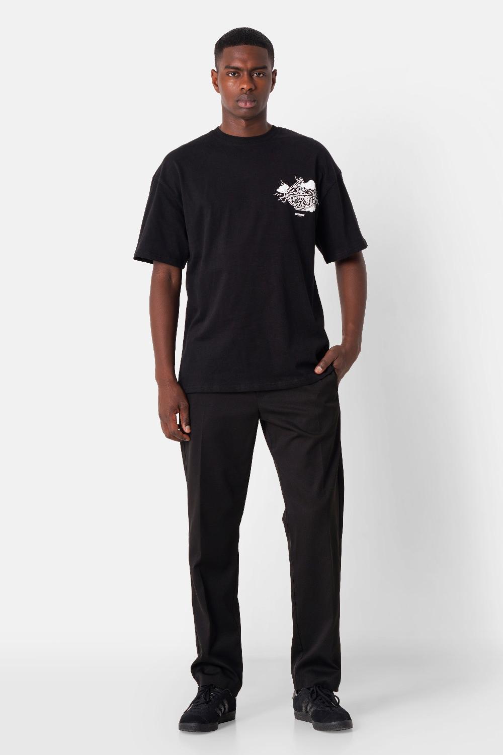 Sixth June T-shirt Imprimé As De Pique Noir