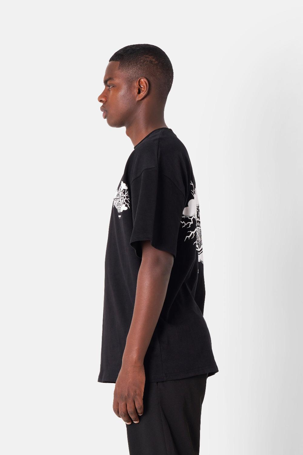 Sixth June T-shirt Imprimé As De Pique Noir